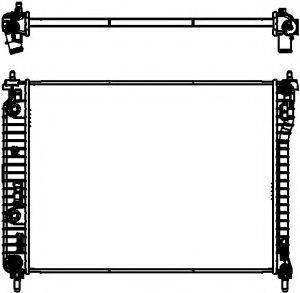 SAKURA AUTOMOTIVE 35718501 Радіатор, охолодження двигуна