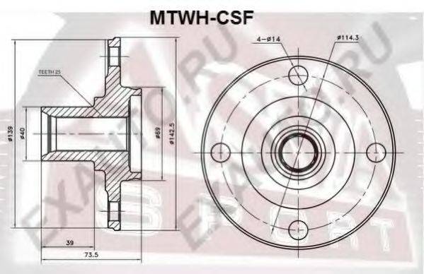 ASVA MTWHCSF Маточина колеса