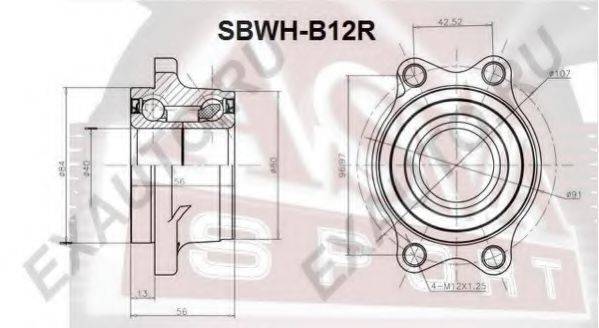 ASVA SBWHB12R Маточина колеса