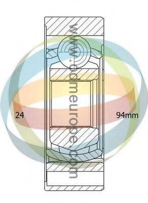 ODM-MULTIPARTS 14156000 Шарнір, поздовжній вал