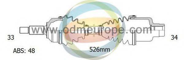 ODM-MULTIPARTS 18001121 Приводний вал