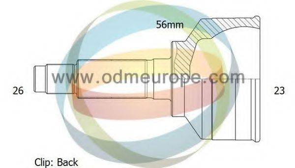 ODM-MULTIPARTS 12050462 Шарнірний комплект, приводний вал