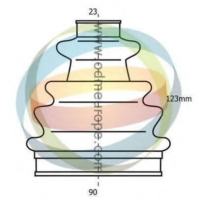 ODM-MULTIPARTS 21990163 Комплект пильника, приводний вал