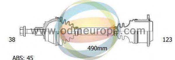 ODM-MULTIPARTS 18212881 Приводний вал