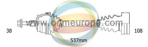 ODM-MULTIPARTS 18213020 Приводний вал