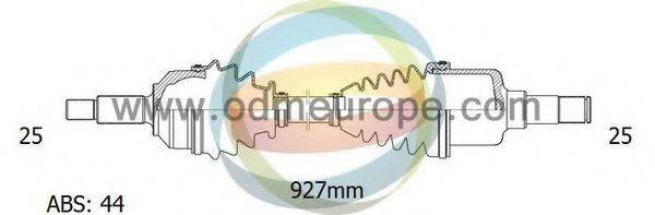 ODM-MULTIPARTS 18122161 Приводний вал