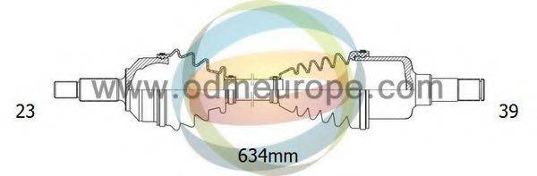 ODM-MULTIPARTS 18291460 Приводний вал