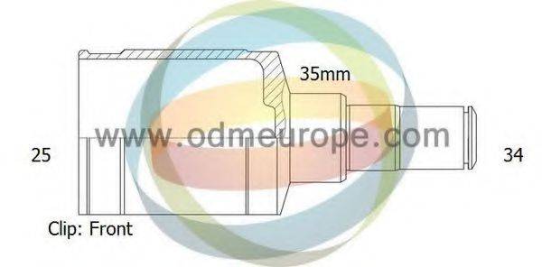 ODM-MULTIPARTS 14236033 Шарнірний комплект, приводний вал