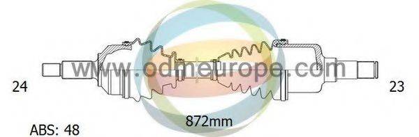 ODM-MULTIPARTS 18092441 Приводний вал