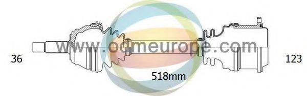 ODM-MULTIPARTS 18211420 Приводний вал