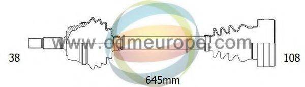 ODM-MULTIPARTS 18211410 Приводний вал