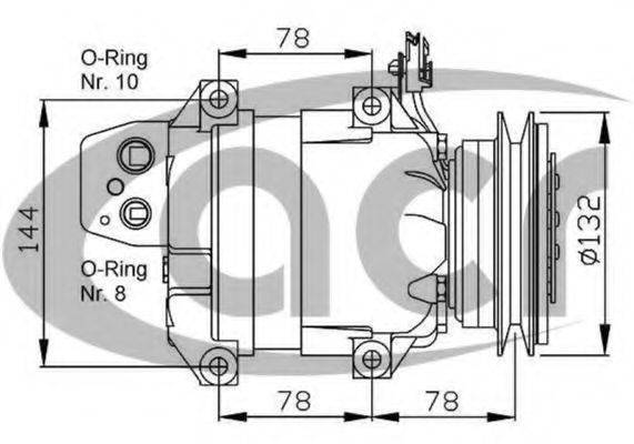ACR 133060 Компресор, кондиціонер