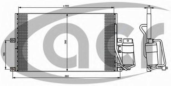 ACR 300043 Конденсатор, кондиціонер