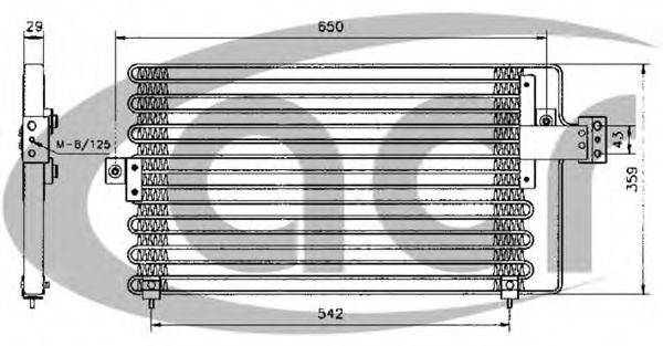 ACR 300100 Конденсатор, кондиціонер