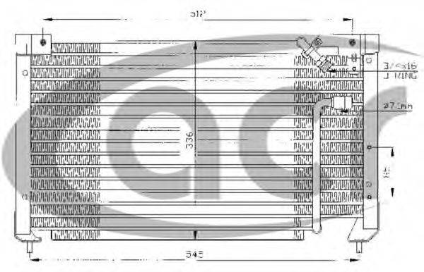 ACR 300317 Конденсатор, кондиціонер