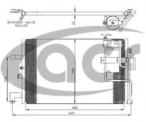 ACR 300331 Конденсатор, кондиціонер