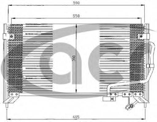 ACR 300352 Конденсатор, кондиціонер