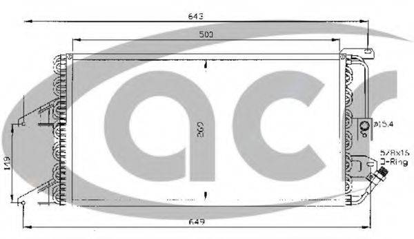 ACR 300367 Конденсатор, кондиціонер