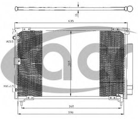 ACR 300371 Конденсатор, кондиціонер