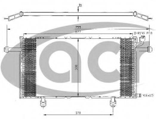 ACR 300394 Конденсатор, кондиціонер