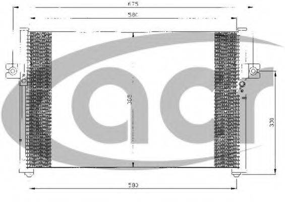 ACR 300417 Конденсатор, кондиціонер