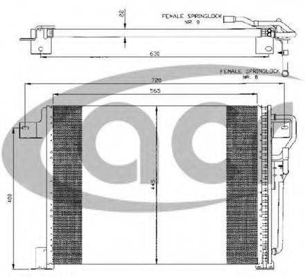 ACR 300459 Конденсатор, кондиціонер