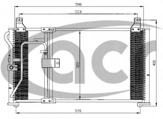 ACR 300552 Конденсатор, кондиціонер