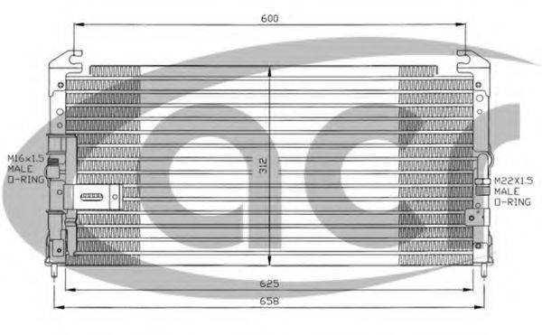ACR 300568 Конденсатор, кондиціонер