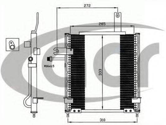 ACR 300612 Конденсатор, кондиціонер