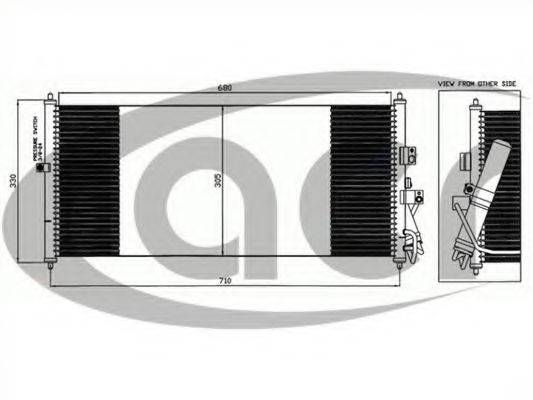 ACR 300613 Конденсатор, кондиціонер