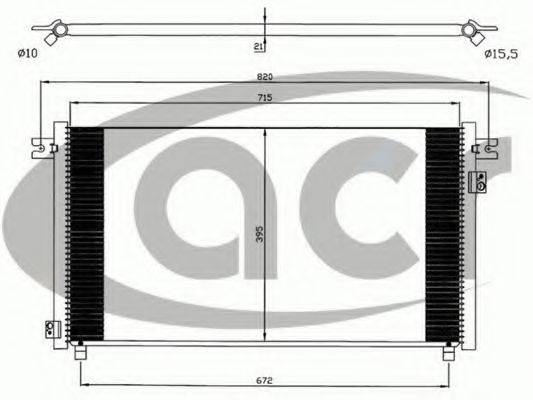 ACR 300615 Конденсатор, кондиціонер