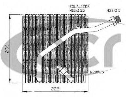 ACR 310139 Випарник, кондиціонер
