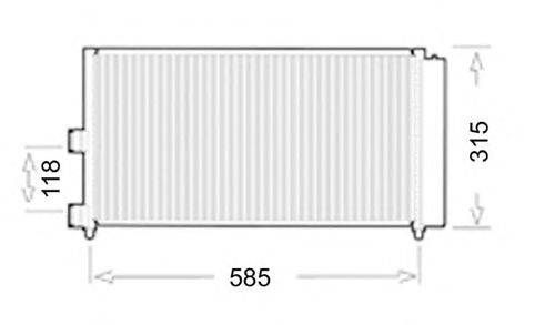 AUTOCLIMA 30311480CP Конденсатор, кондиціонер