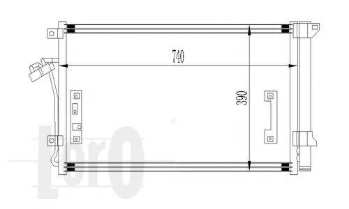 LORO 0030160020 Конденсатор, кондиціонер