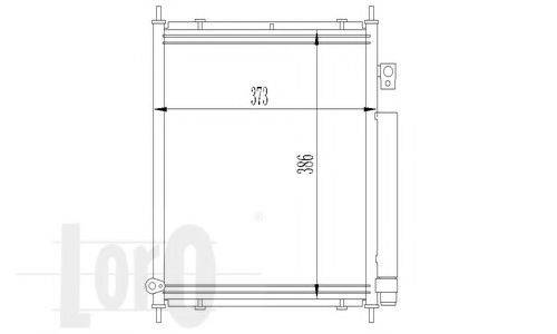 LORO 0180160020 Конденсатор, кондиціонер