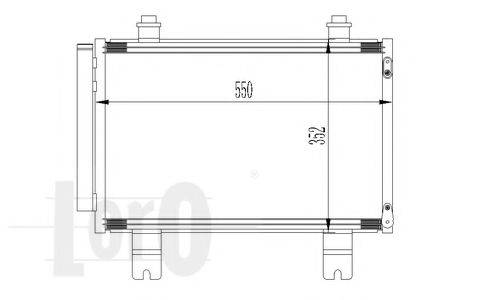 LORO 0500160002 Конденсатор, кондиціонер