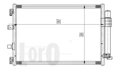 LORO 0170160025 Конденсатор, кондиціонер