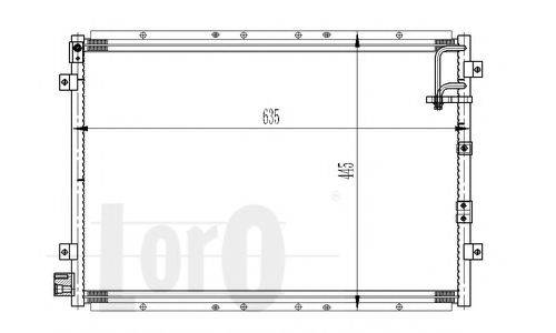 LORO 0240160004 Конденсатор, кондиціонер