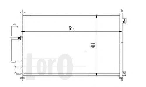 LORO 0350160025 Конденсатор, кондиціонер