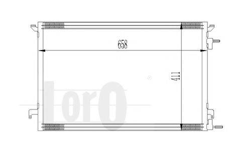 LORO 0370160014 Конденсатор, кондиціонер