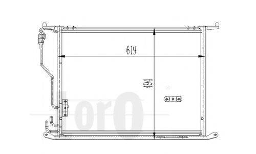 LORO 0540160010 Конденсатор, кондиціонер