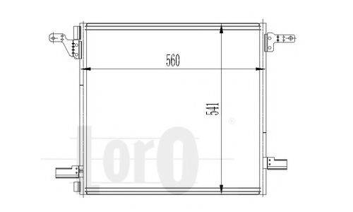 LORO 0540160024 Конденсатор, кондиціонер