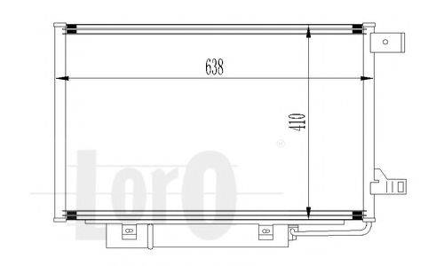 LORO 0540160028 Конденсатор, кондиціонер