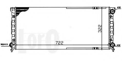 LORO 0530170028 Радіатор, охолодження двигуна