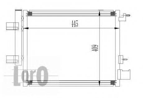 LORO 0070160004 Конденсатор, кондиціонер