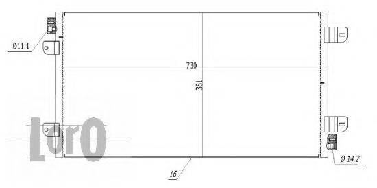 LORO 0420160009 Конденсатор, кондиціонер