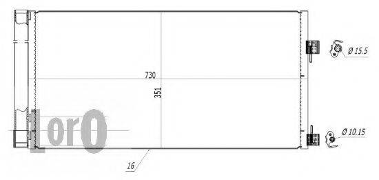 LORO 0420160038 Конденсатор, кондиціонер