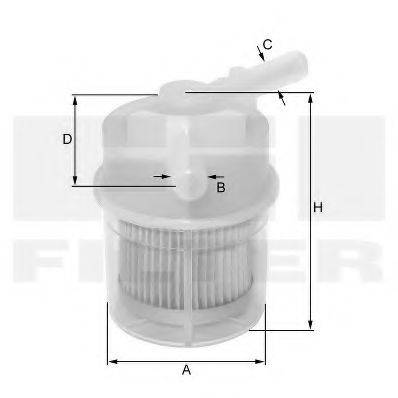 FIL FILTER ZP8061FP Паливний фільтр