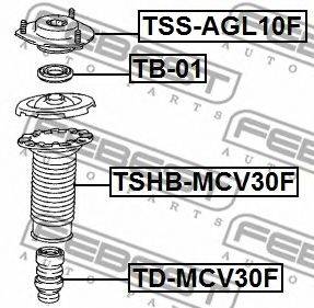 FEBEST TSSAGL10F Підвіска, амортизатор