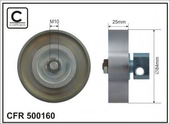 CAFFARO 500160 Натяжний ролик, полікліновий ремінь